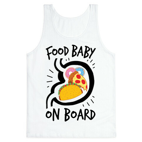 Food Baby On Board Tank Top
