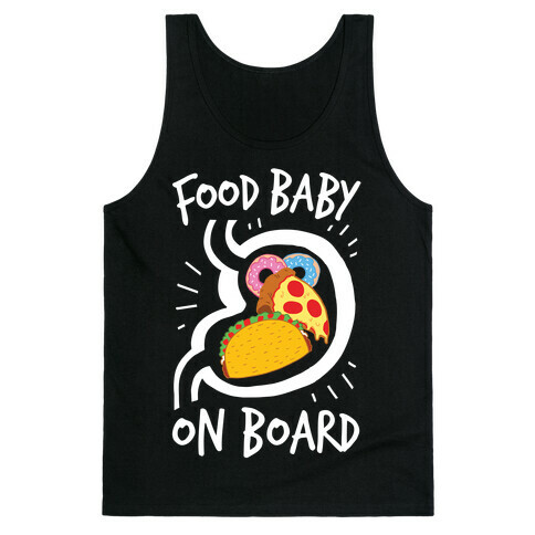 Food Baby On Board Tank Top