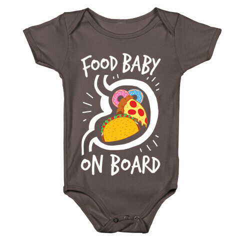 Food Baby On Board Baby One-Piece