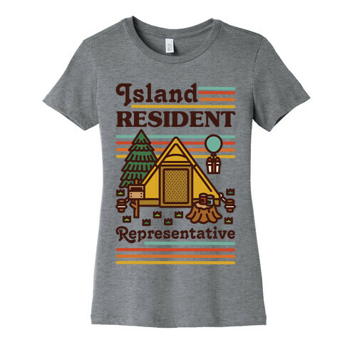 Island Resident Representative Womens T-Shirt