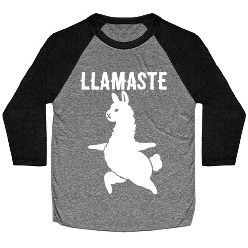 Llamaste Yoga Llama Baseball Tee