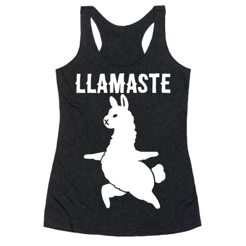 Llamaste Yoga Llama Racerback Tank Top