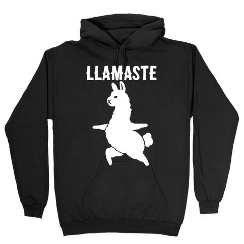 Llamaste Yoga Llama Hooded Sweatshirt