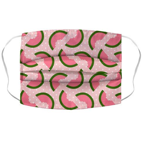 Watermelon Slices Pattern Accordion Face Mask