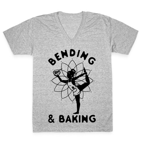 Bending & Baking V-Neck Tee Shirt