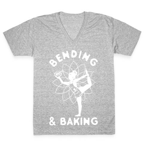 Bending & Baking V-Neck Tee Shirt