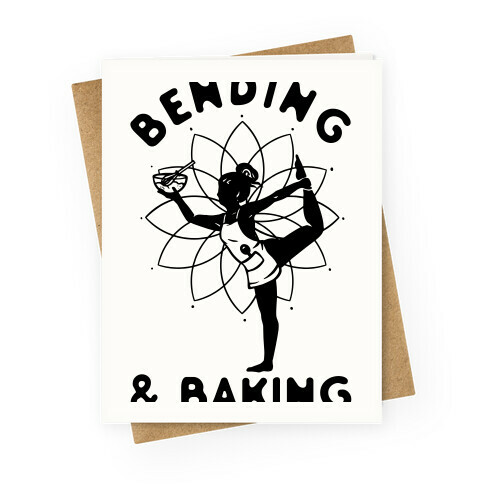 Bending & Baking Greeting Card