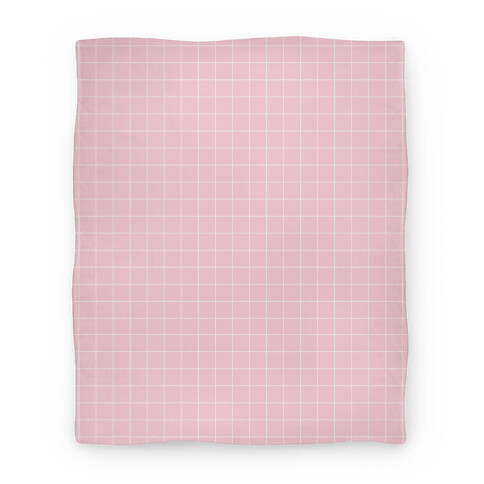 Pink Grid Blanket