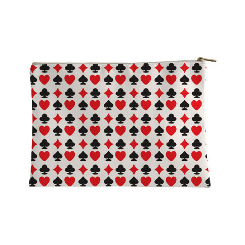 Card Deck Symbols Pattern Accessory Bag