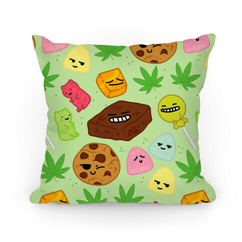 Edibles Pattern Pillow