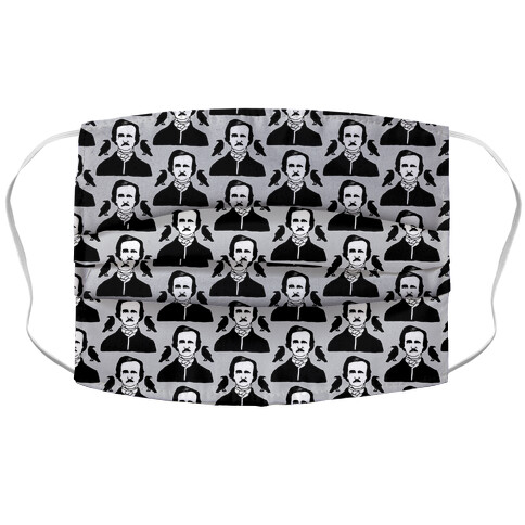 Poe Pattern Accordion Face Mask