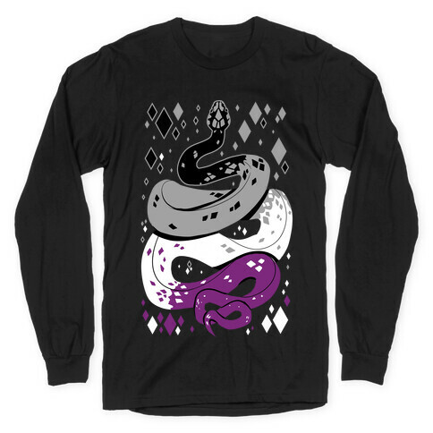 Pride Snakes: Ace Long Sleeve T-Shirt
