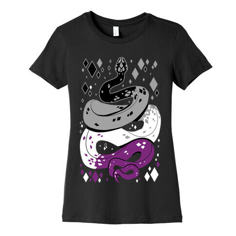 Pride Snakes: Ace Womens T-Shirt