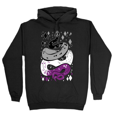 Pride Snakes: Ace Hooded Sweatshirt