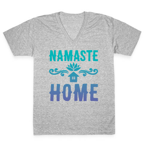 Namaste Home V-Neck Tee Shirt