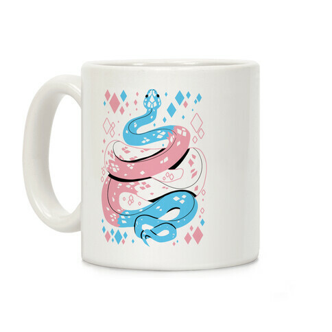 Pride Snakes: Trans Coffee Mug