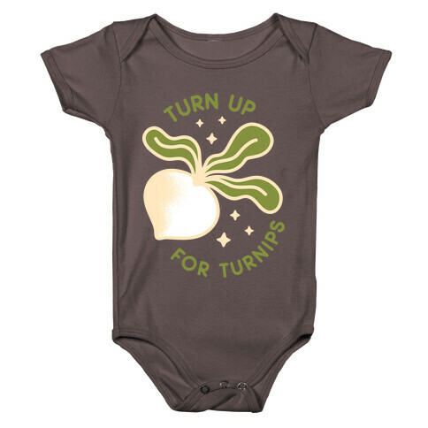 Turn Up For Turnips Baby One-Piece