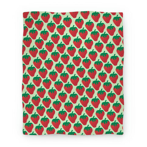 Strawberry Pattern Blanket