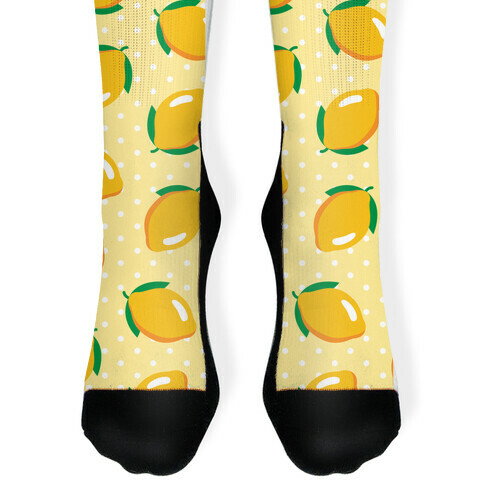 Whole Lemon Pattern Sock