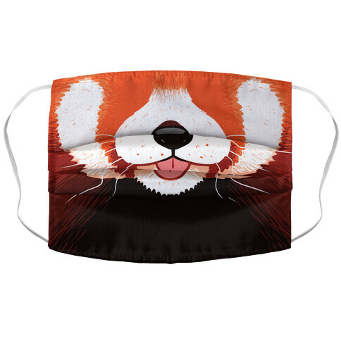 Red Panda Mouth Accordion Face Mask