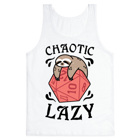 Chaotic Lazy Tank Top
