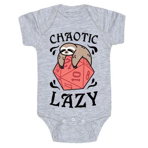 Chaotic Lazy Baby One-Piece