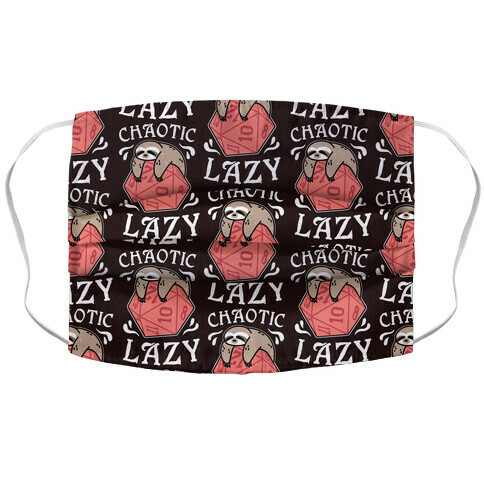 Chaotic Lazy Accordion Face Mask