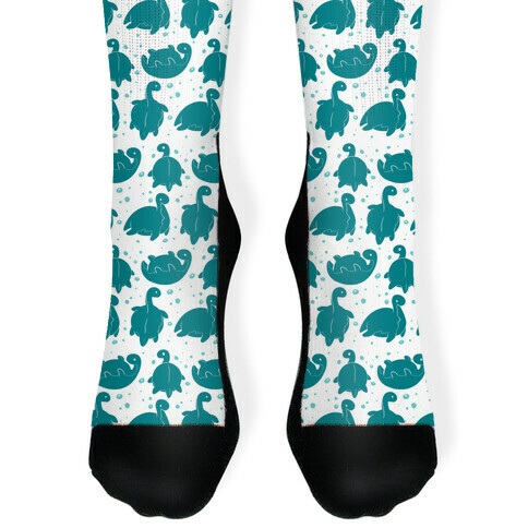 Cute Nessie Pattern Sock