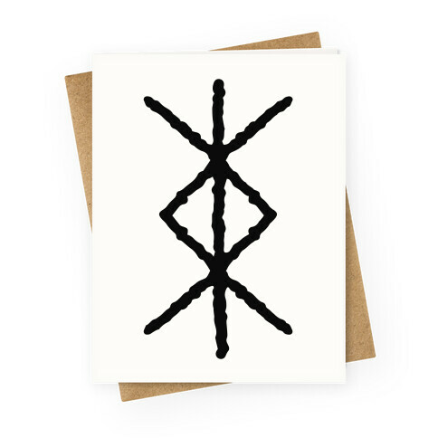 Protection Rune Greeting Card