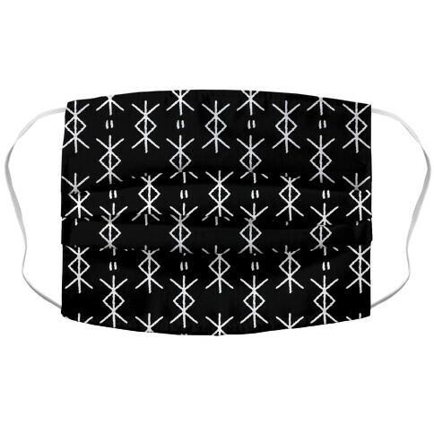 Protection Rune Accordion Face Mask