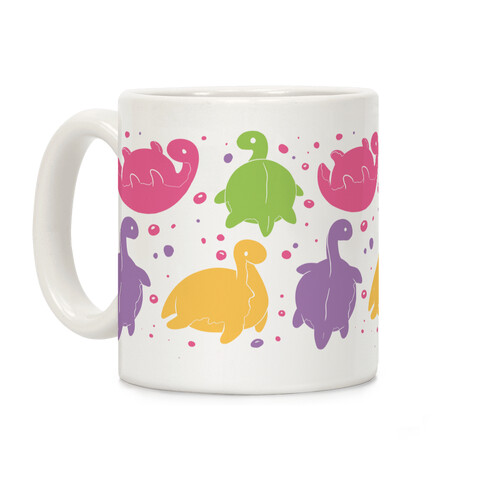 pastel Nessie Pattern Coffee Mug
