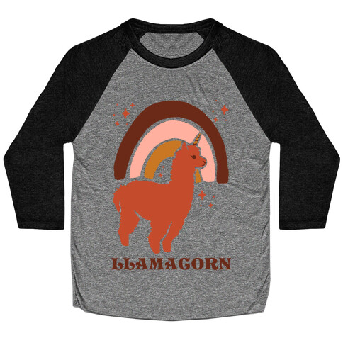 Llamacorn Baseball Tee