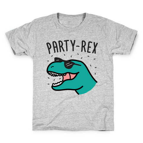 Party-Rex Dinosaur Kids T-Shirt