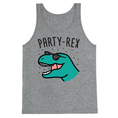 Party-Rex Dinosaur Tank Top