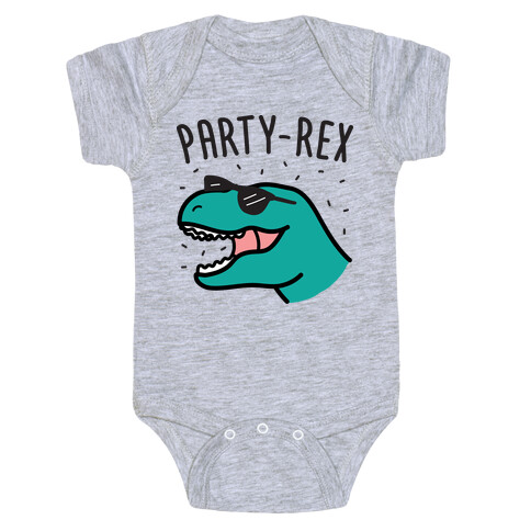 Party-Rex Dinosaur Baby One-Piece