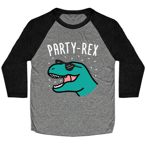 Party-Rex Dinosaur Baseball Tee