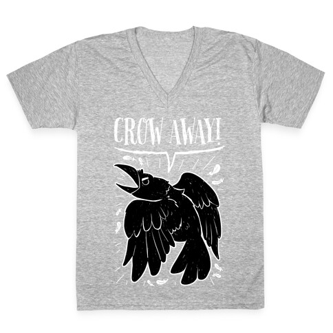 Crow Away V-Neck Tee Shirt