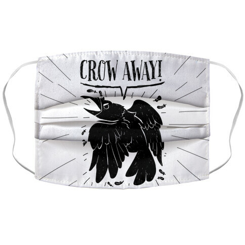 Crow Away Accordion Face Mask