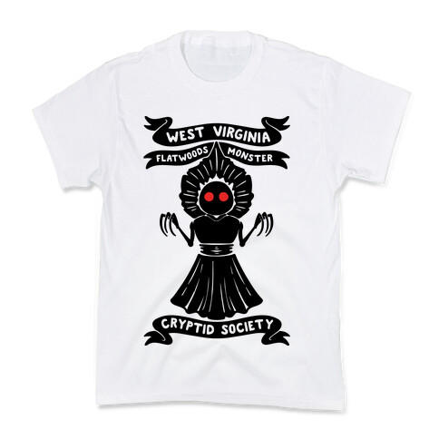 West Virginia Flatwoods Monster Cryptid Socitey Kids T-Shirt