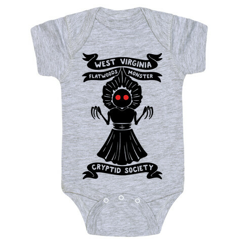 West Virginia Flatwoods Monster Cryptid Socitey Baby One-Piece