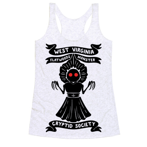 West Virginia Flatwoods Monster Cryptid Socitey Racerback Tank Top