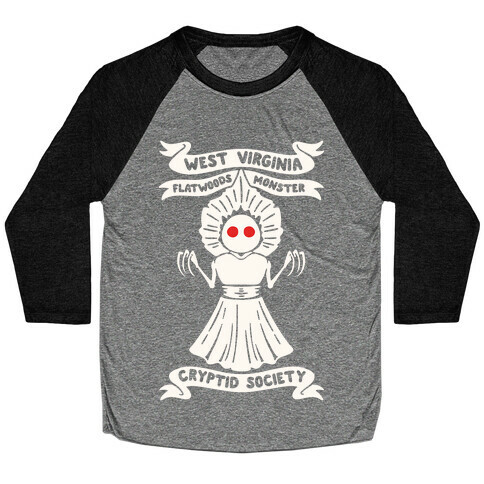 West Virginia Flatwoods Monster Cryptid Society Baseball Tee