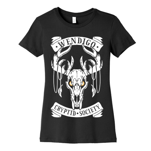 Wendigo Cryptid Society Womens T-Shirt