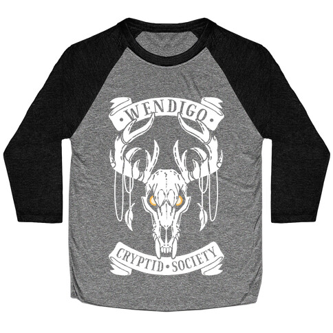 Wendigo Cryptid Society Baseball Tee