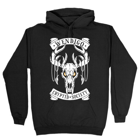 Wendigo Cryptid Society Hooded Sweatshirt