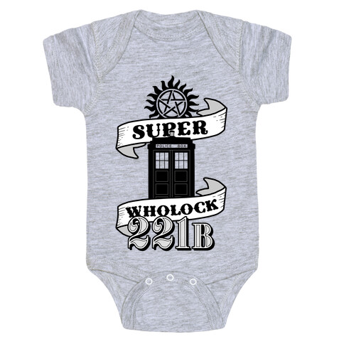 Superwholock Icons Baby One-Piece