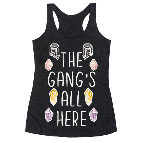 The Gangs All Here Crystals Racerback Tank Top