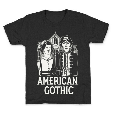 American Gothic Mall Goths Kids T-Shirt