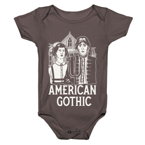 American Gothic Mall Goths Baby One-Piece