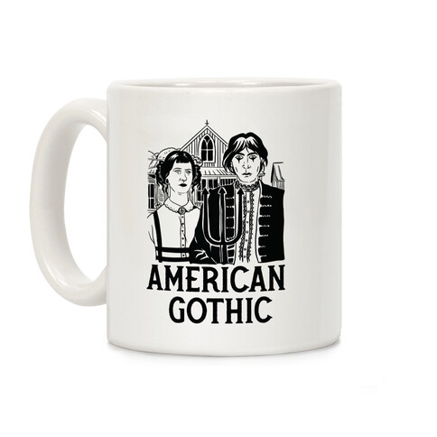 American Gothic Mall Goths Coffee Mug